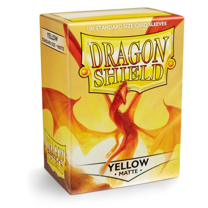 Dragon Shield: Standard 100ct Sleeves - Yellow (Matte) - Just $8.95! Shop now at Retro Gaming of Denver