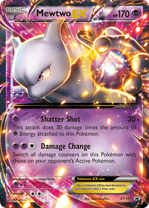 Mewtwo EX (XY107) [XY: Black Star Promos] - for just $4.80! 