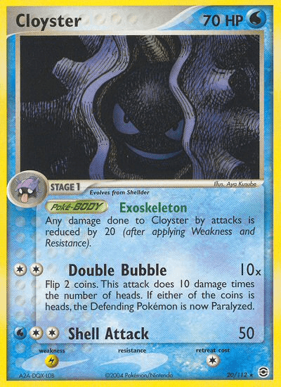 Cloyster (20/112) [EX: FireRed & LeafGreen] - for just $0.65! 