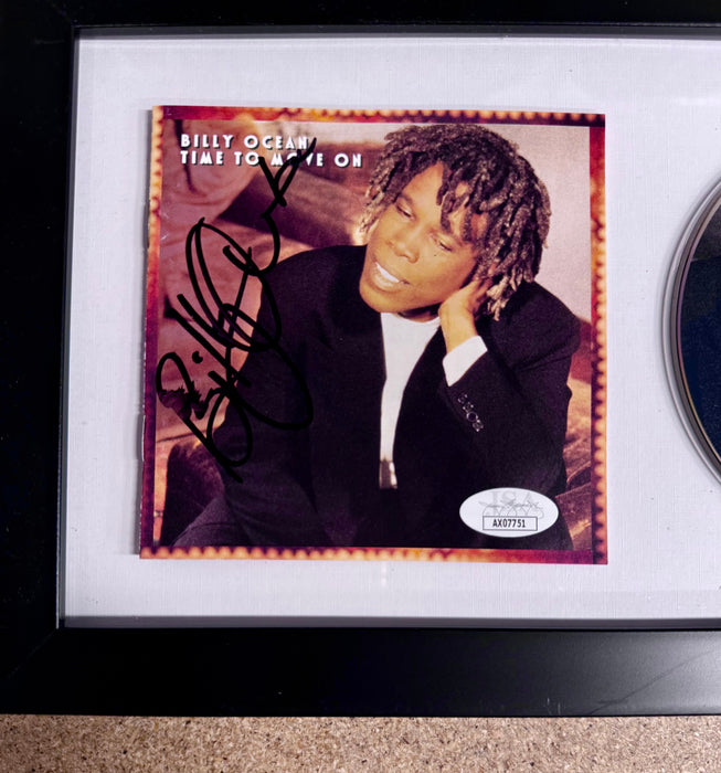 Billy Ocean Framed & Signed “Time To Move On” (1993) CD Booklet JSA COA - for just $120! 