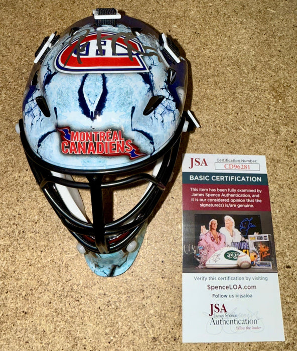 HOF Patrick Roy Signed Montreal Canadiens Mini Goalie Mask With JSA COA - for just $400! 