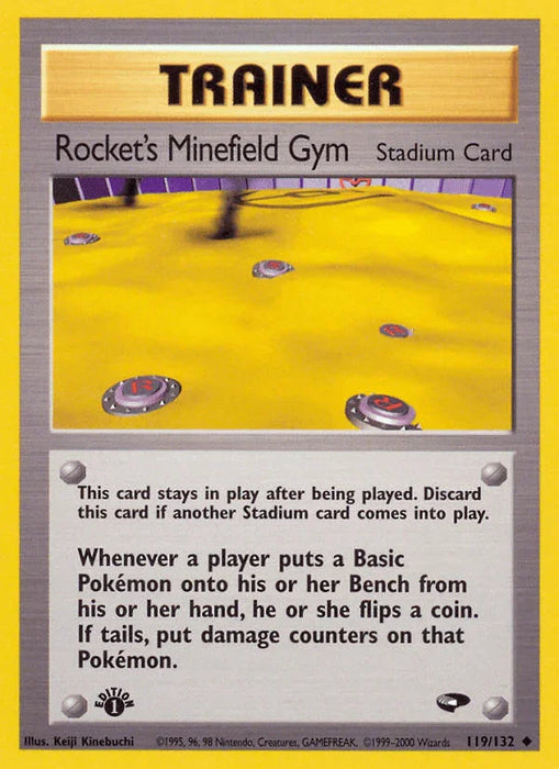 Rocket's Minefield Gym (119/132) [Gym Challenge 1st Edition] - for just $0.75! 