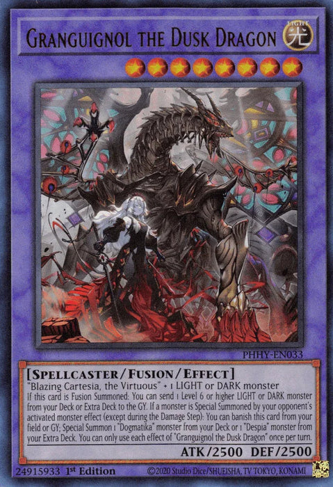 Granguignol the Dusk Dragon [PHHY-EN033] Ultra Rare - for just $0.90! 