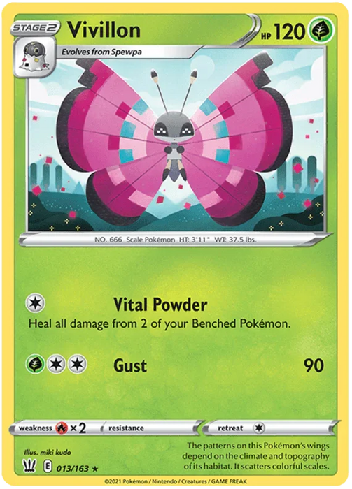 Vivillon (013/163) [Sword & Shield: Battle Styles] - for just $0.10! 