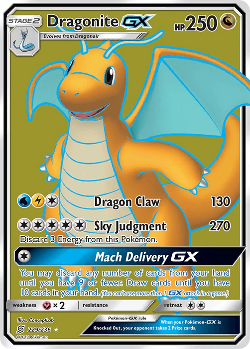 Dragonite GX (229/236) [Sun & Moon: Unified Minds] - for just $17.20! 
