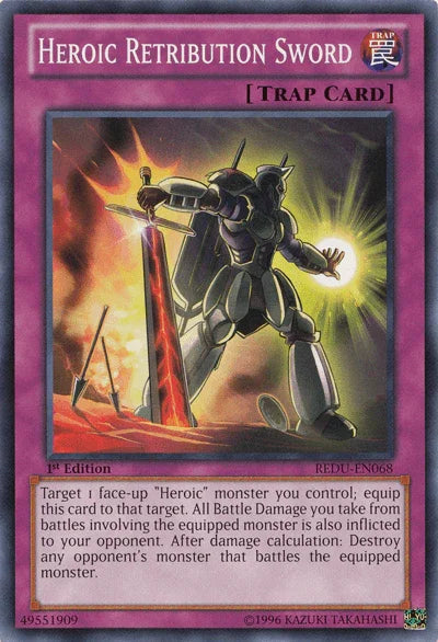 Heroic Retribution Sword [REDU-EN068] Common - for just $0.10! 