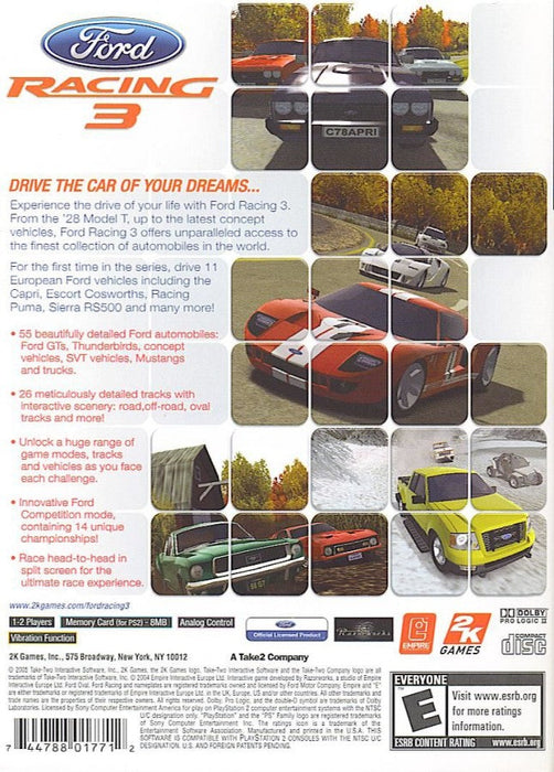 Ford Racing 3 – PlayStation 2 (PS2) - for just $0! 