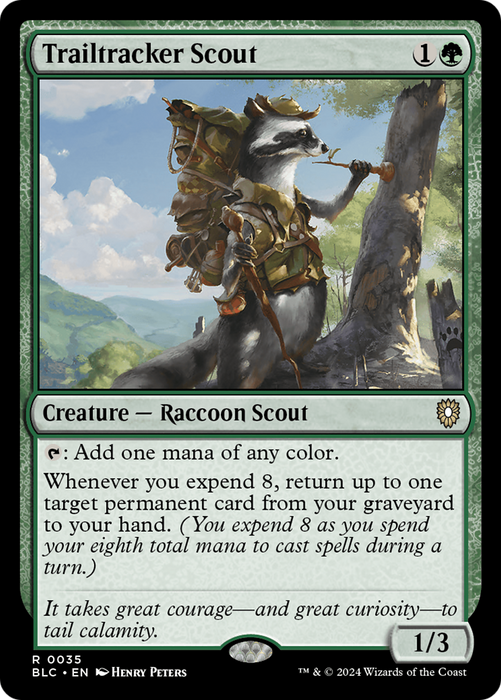 Trailtracker Scout (BLC-035) - Bloomburrow Commander - for just $0.10! 