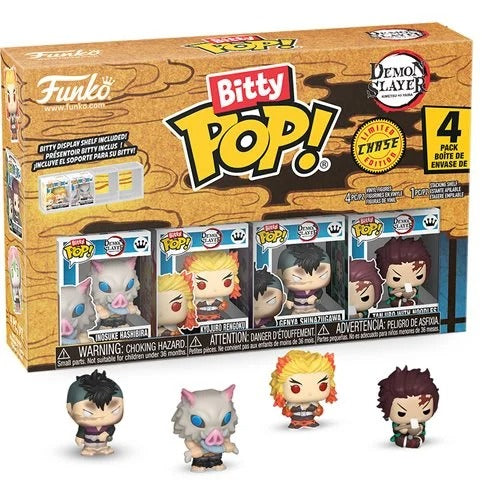 Funko Bitty Pop! Demon Slayer Mini-Figure 4-Pack Specialty - Select Figure(s) - for just $14.98! 
