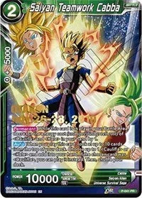 Saiyan Teamwork Cabba (OTAKON 2019) (P-041) [Promotion Cards] - for just $0.10! 