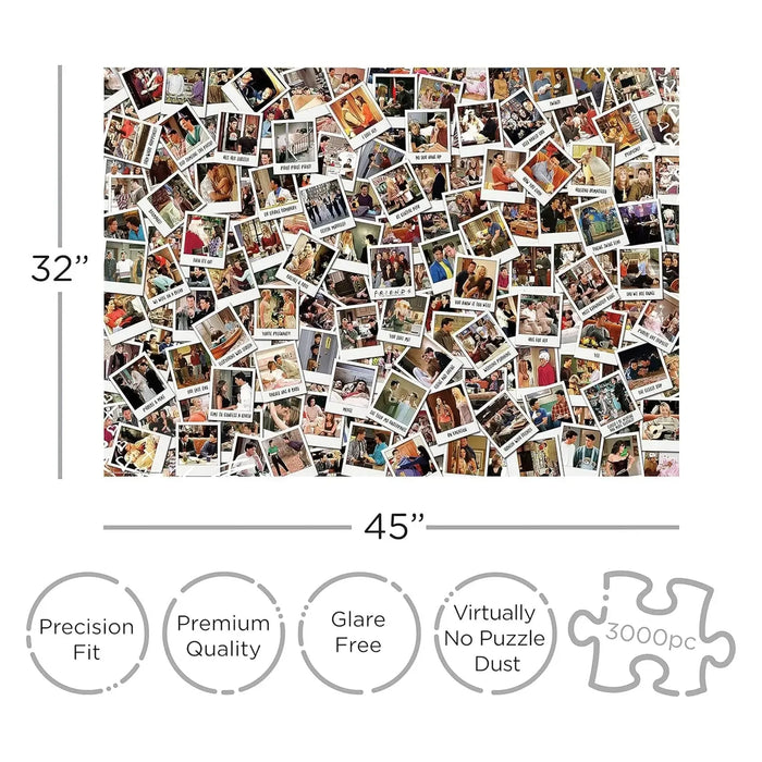 Friends Photo Collage 3000 Piece Jigsaw Puzzle Aquarius - for just $39.99! 