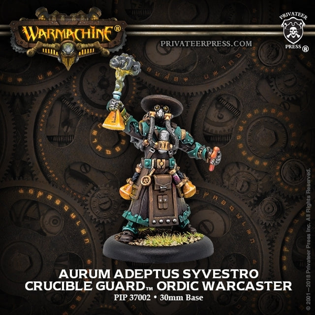 Warmachine: Crucible Guard Aurum Adeptus Syvestro - for just $14.99! 