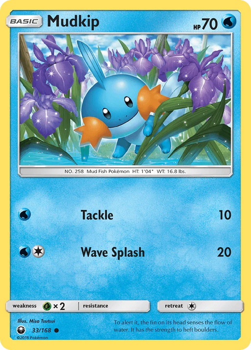 Mudkip (33/168) [Sun & Moon: Celestial Storm] - for just $0.20! 