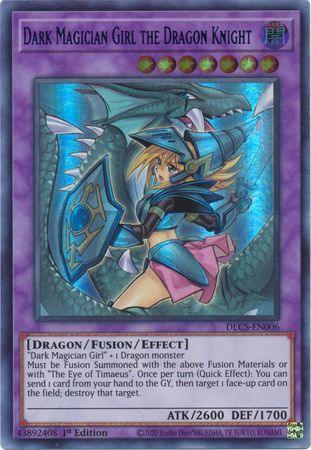 Dark Magician Girl the Dragon Knight (Alternate Art) (Green) [DLCS-EN006] Ultra Rare - for just $2.75! 