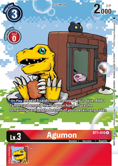 Agumon [BT1-010] (25th Special Memorial Pack) [Release Special Booster Promos] - Just $0.15! Shop now at Retro Gaming of Denver