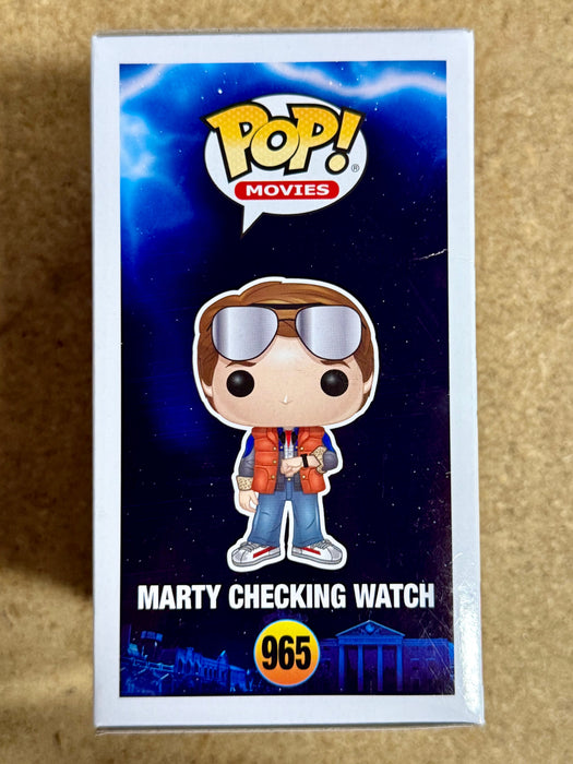 Funko Pop! Movies Marty McFly Checking Watch #965 Back to The Future SDCC 2020 Summer Con Exclusive - for just $15! 
