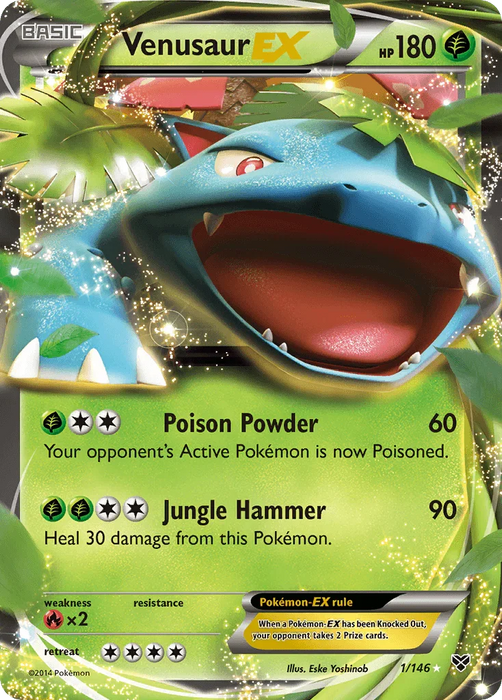 Venusaur EX (1/146) [XY: Base Set] - for just $2.55! 