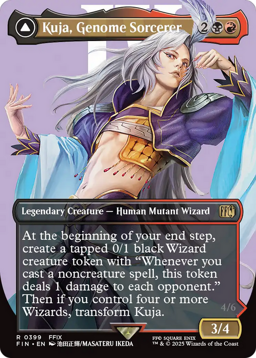 Kuja, Genome Sorcerer (Borderless) (FIN-399) - FINAL FANTASY (Borderless) Foil - for just $1.68! 