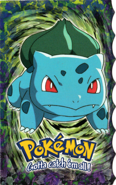 Bulbasaur Die-cut (1) [Topps Pokemon the First Movie (Second Print)] - for just $1! 