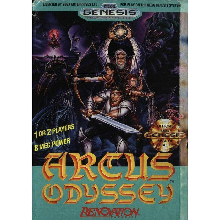 Arcus Odyssey (Sega Genesis) - Premium Video Games - Just $0! Shop now at Retro Gaming of Denver