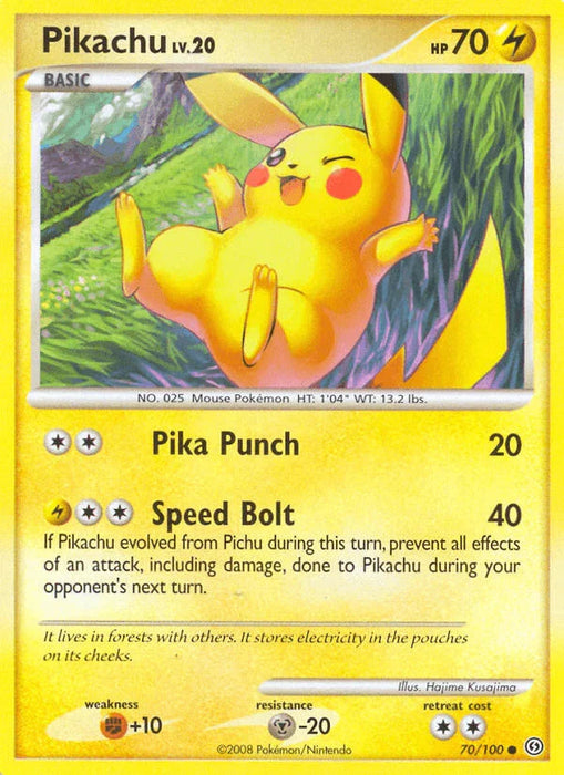 Pikachu (70/100) [Diamond & Pearl: Stormfront] - for just $3.35! 