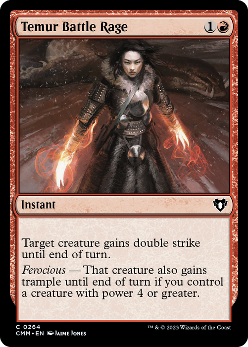 Temur Battle Rage (CMM-264) - Commander Masters - for just $0.06! 