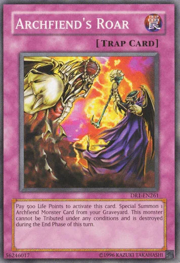 Archfiend's Roar [DR1-EN261] Common - for just $0.20! 