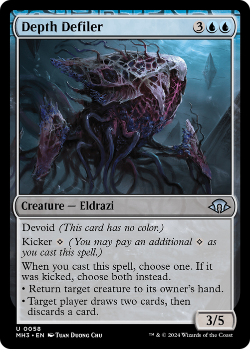 Depth Defiler (MH3-058) - Modern Horizons 3: (devoid) - for just $0.04! 