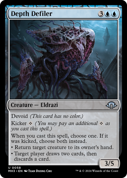 Depth Defiler (MH3-058) - Modern Horizons 3: (devoid) - for just $0.04! 