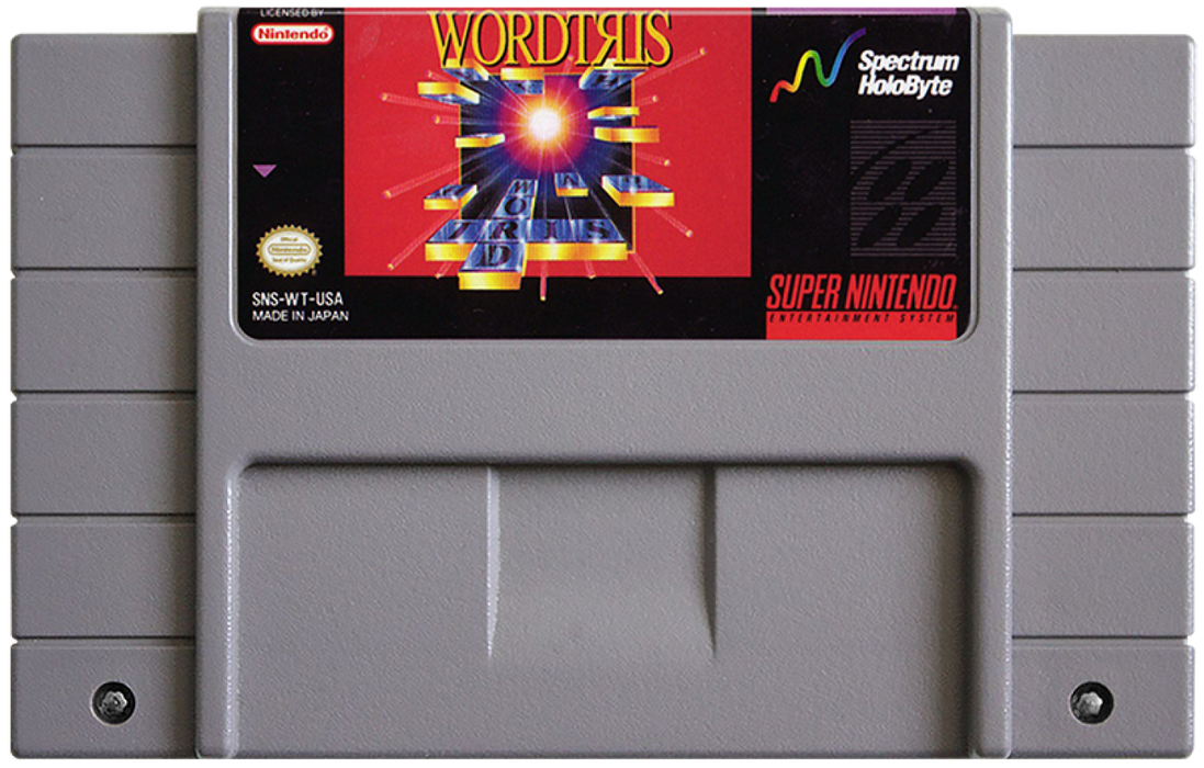Wordtris – Super Nintendo Entertainment System (SNES) - for just $3.99! 
