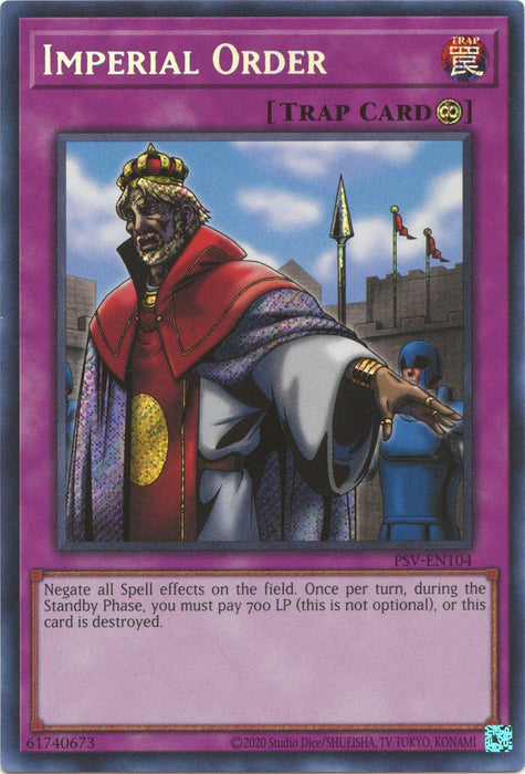 Imperial Order (25th Anniversary) [PSV-EN104] Secret Rare - for just $0.55! 