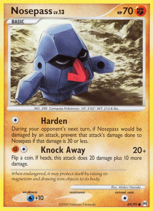 Nosepass (69/99) [Platinum: Arceus] - for just $0.20! 