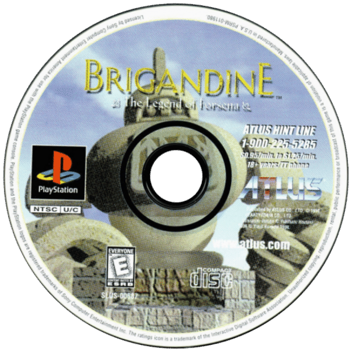 Brigandine: The Legend of Forsena – PlayStation 1 (PS1) - for just $85.99! 