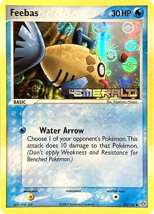 Feebas (50/106) (Stamped) [EX: Emerald] - for just $16.50! 