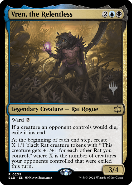 Vren, the Relentless (PPBLB-239) - Bloomburrow Promos - for just $0.36! 