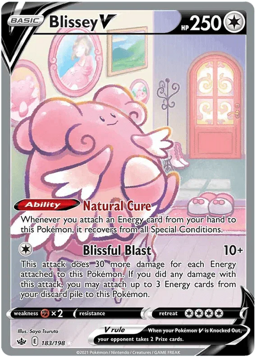 Blissey V (183/198) [Sword & Shield: Chilling Reign] - for just $16.50! 