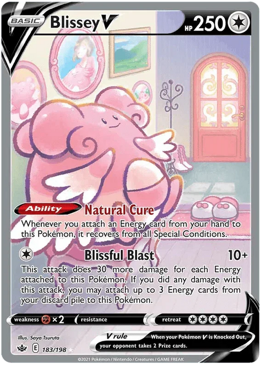 Blissey V (183/198) [Sword & Shield: Chilling Reign] - for just $17.45! 