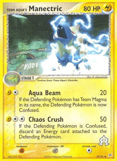 Team Aqua's Manectric (29/95) [EX: Team Magma vs Team Aqua] - for just $1.05! 