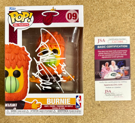 Pitbull “Mr. 305 aka Mr. Worldwide” Signed Miami Heat Burnie Funko Pop! #09 With JSA COA - for just $275! 