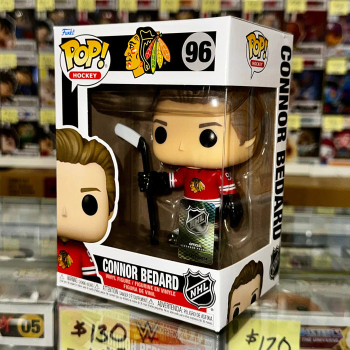 Funko Pop! Hockey Connor Bedard In Home Jersey #96 NHL Chicago Blackhawks 2024 - for just $13! 