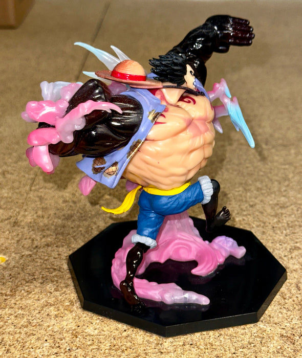 Anime One Piece Monkey D. Luffy Gear 4 (Four) Battle Scene Action Pose Statue - for just $15! 
