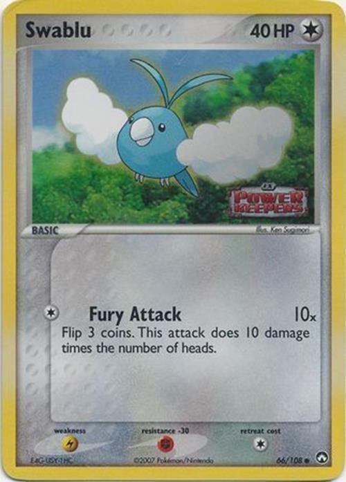 Swablu (66/108) (Stamped) [EX: Power Keepers] - for just $6! 
