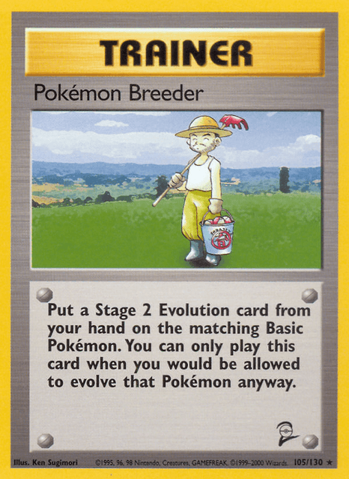 Pokemon Breeder (105/130) [Base Set 2] - for just $1.75! 