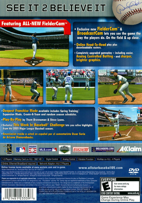 All-Star Baseball 2005 – PlayStation 2 (PS2) - for just $3.99! 