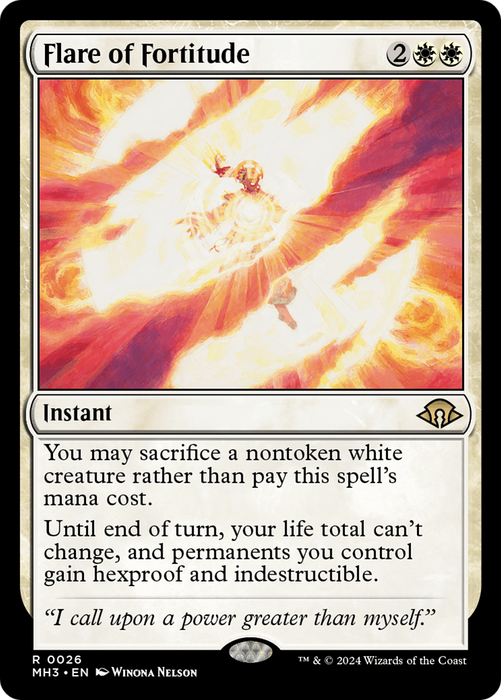 Flare of Fortitude (MH3-026) - Modern Horizons 3 - for just $1.20! 
