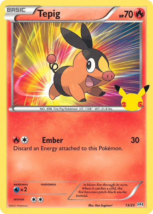 Tepig (13/25) [McDonald's 25th Anniversary] - for just $0.15! 