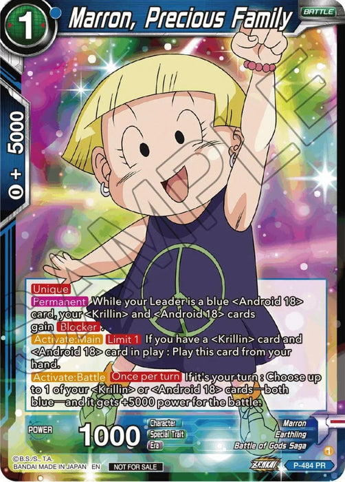 Marron, Precious Family (Zenkai Series Tournament Pack Vol.3) (P-484) [Tournament Promotion Cards] - for just $0.10! 