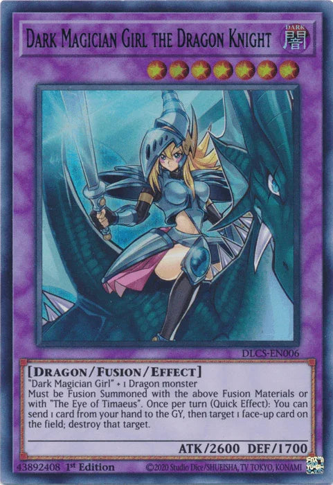 Dark Magician Girl the Dragon Knight (Blue) [DLCS-EN006] Ultra Rare - for just $1.65! 