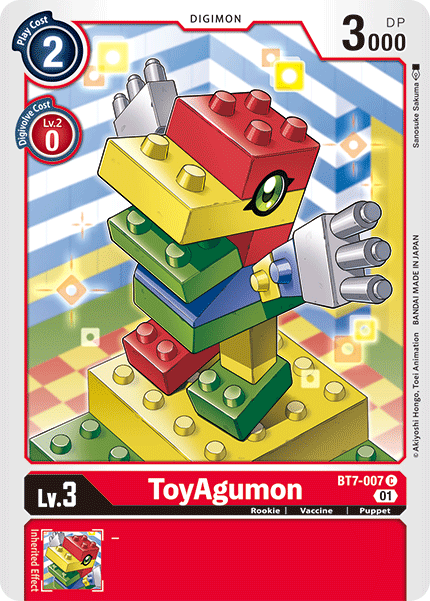 ToyAgumon [BT7-007] [Next Adventure] - Just $0.09! Shop now at Retro Gaming of Denver