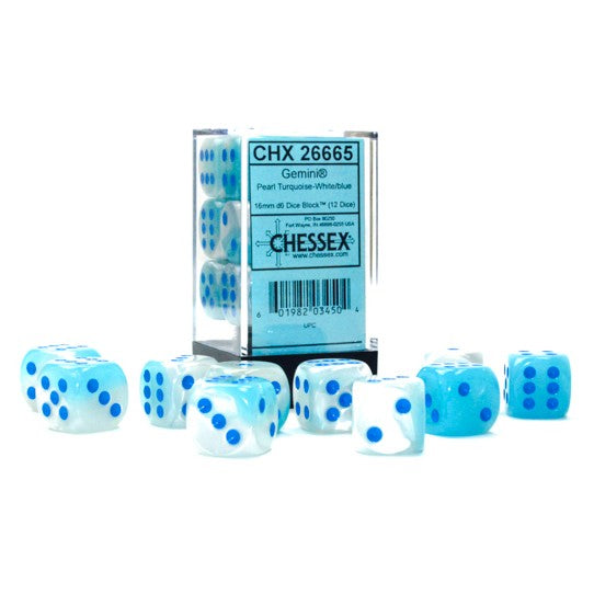 CHESSEX: D6 Gemini DICE SETS - 16mm - for just $9.98! 
